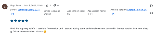 Google Play Store Review 4
